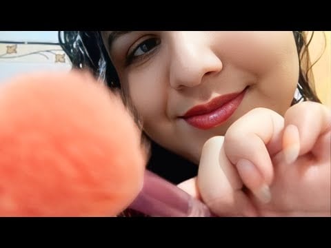 ASMR CASEIRO| Sons de BOCA e toques na tela (PINCEL E UNHAS) 💋💅 #asmrbrasil #asmr