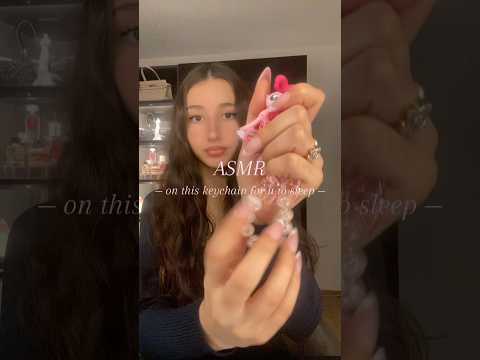 Asmr on beads - keychain for sleep #asmr #asmrsounds #tapping #scratching #tingles #relaxing