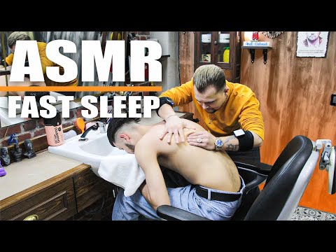 ASMR | Barber Did Amazing Back Massage For Fast Sleep