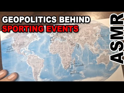 ASMR: Tracing Geopolitical Impacts of Major Sporting Events | ASMR map tracing with facts