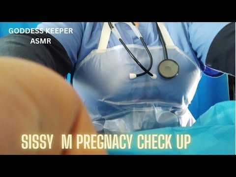ASMR  RELAXING SLEEP AID sissy pregnancy check up