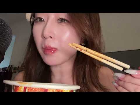 ASMR Trying  Late Night Dinner 😴 Soft Eating Sound 💤