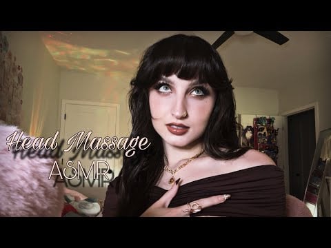 ASMR Head Massage & Compressions w/ Floofy Cover, Positive Affirmations, Mouth Sounds, Book Reading
