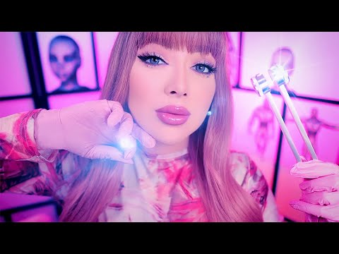 ASMR Sassy Alien Cranial Nerve Exam 👽 Medical Role Play, Eye and Ear Exam, Flirty ASMR Role Play