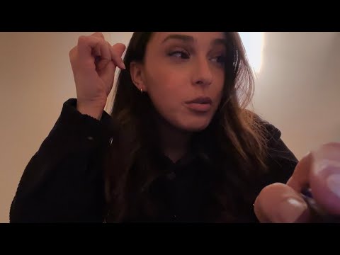 Lofi ASMR about my on-camera anxiety (soft spoken random triggers)