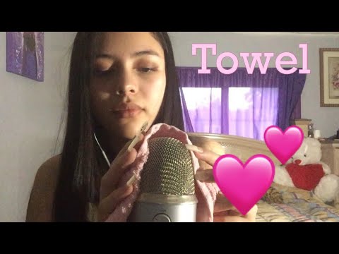 ASMR | Intense Towel Mic Brushing 💤 | I’m Back..! 🎉