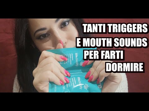 DORMIRAI IN 15 MIN 😴😱 ASMR TRIGGERS E MOUTH SOUNDS PER TE