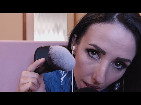 Magyar ASMR - Extra Lassú Asmr sok ecsethanggal