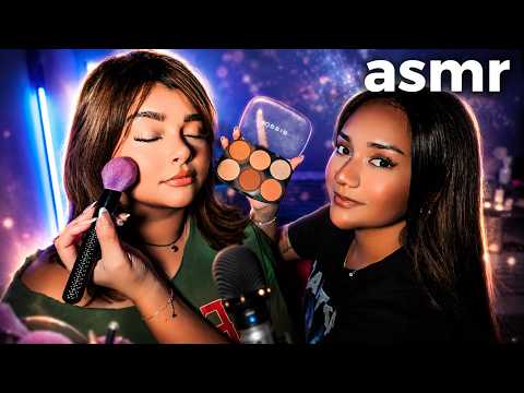 ASMR para dormir l Una ASMRtist me maquilla como se maquilla ella… ✨