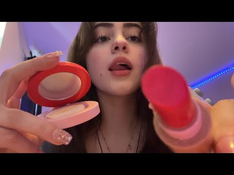 ASMR HACIENDO TU MAQUILLAJE DE MADERA