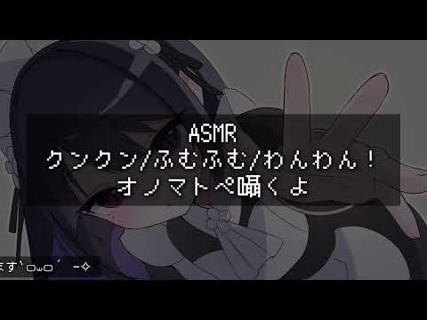 【ASMR】初心者がクンクンオノマトペを囁くよ◝✩｢睡眠導入/囁き声/音フェチ【オノマトペ】
