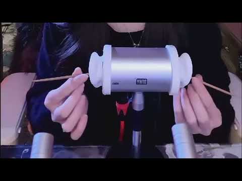 Deep Ear Cleaning & Relaxing ASMR: Goose Feather, Head Wash&Gentle Haircut Sounds / 4Hr (No Talking)