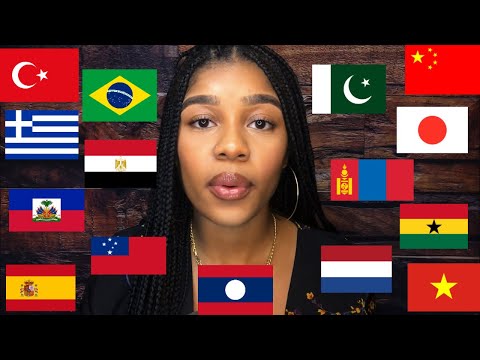 ASMR- Saying “Good Night” In Different Languages (1 TRIGGER PER LANGUAGE) 💞