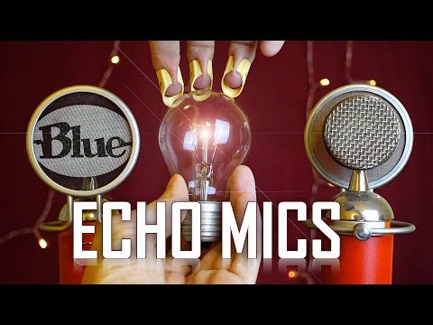 ASMR Between Echo Mics. No Talking, Binaural Sound