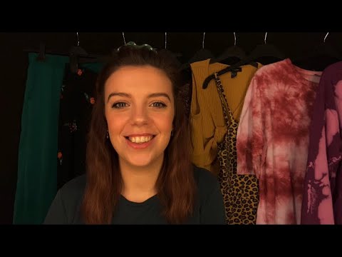 ASMR Personal Shopper helps you update your wardrobe. Soft spoken, fabric sounds.