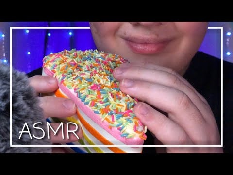 ASMR Sounds with the Squishy Cake! 🍰 (Deutsch/German) 4K