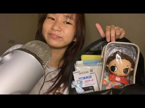 ASMR Back To School Haul (What’s in my School Bag) 📚🏫