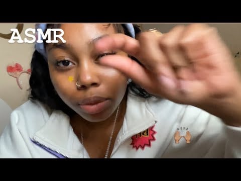 ASMR| 1 Minute Finger Fluttering + Mouth Sounds Tingles🫶🏽