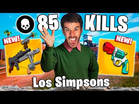 ASMR FORTNITE FAST MOUTH SOUNDS 85 KILLS 💀| Solo vs Squad | SIMPSONS X FORTNITE