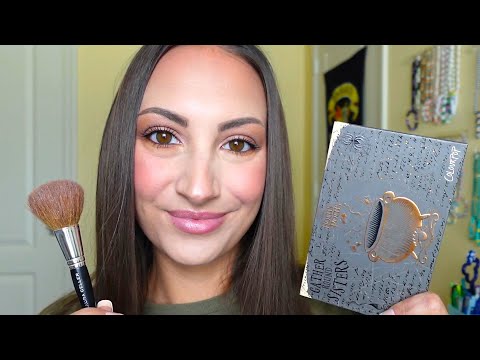 ASMR How I Do My Makeup (with eyeshadow tutorial)