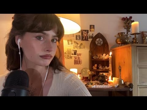 ASMR clicky whisper ramble 🍂 keeping you company 🤎