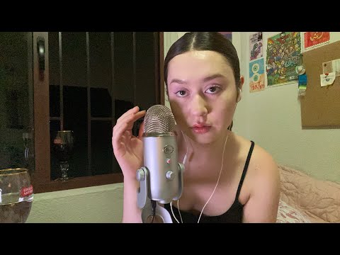 ASMR en vivo probando el nuevo micrófono🤍🤍