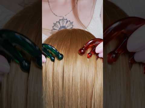 Which tool do you like the most? 😌 #asmrshorts #relax #asmrtriggers #hairbrushing
