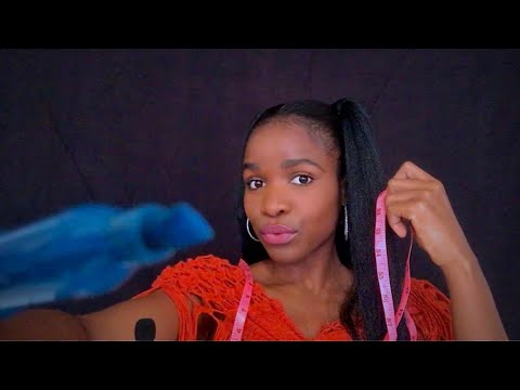 ASMR Measuring You 📏 (Xhosa, Writing Sounds, Inaudible/Unintelligible Whispers, Personal Attention)