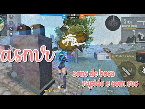 ASMR FF - SONS DE BOCA RÁPIDOS COM ECO (ECO EFFECT / FAST) *NO TALKING*