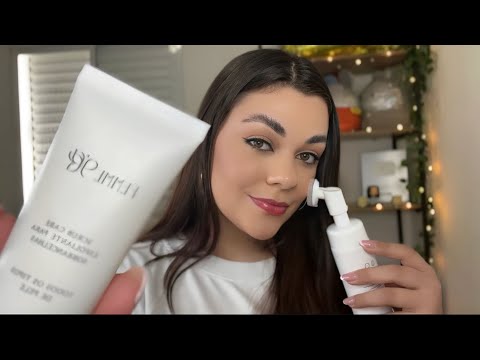 ASMR POV: AQUELA GAROTA FAZ SKINCARE E CUIDA DA SUA SOBRANCELHA NA SALA