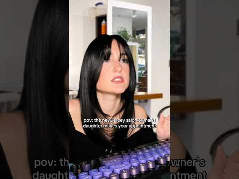 pov: the new jersey salon owner's daughter makes your appointment #asmr