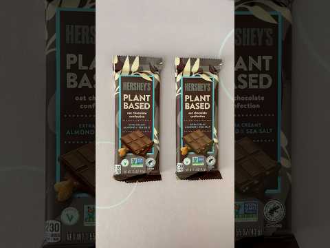 ASMR Tapping On Two Hershey's Plant Based Chocolate Bars #ASMR #Shorts