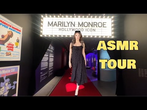ASMR Tour Marilyn Monroe Exhibit 💋❤️