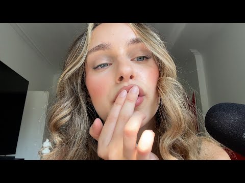 Up-Close and Personal Spit Painting, Kisses, Mouth Sounds ASMR