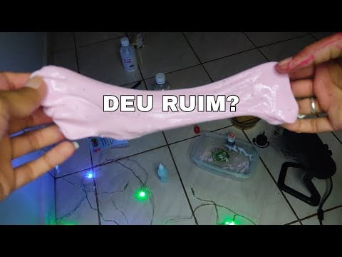 ASMR TENTEI FAZER MINHA PRIMEIRA SLIME | #videorelaxante