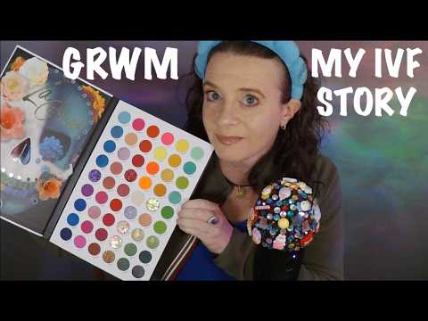 ASMR GRWM My IVF Pregnancy Story | Gum Chewing Whisper
