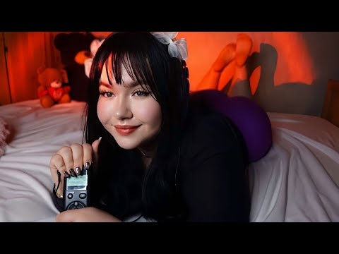 ASMR ♡ tascam gripping, cupping, rubbing, ear massage and mouth sounds | For Deep Sleep #asmr #асмр