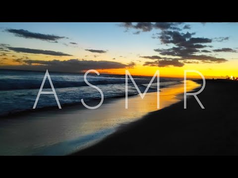 ASMR🎧 Susurros y Atardecer en la Playa (sonidos del mar)🌅🌊 - asmr español - asmr con Elena