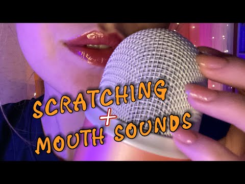ASMR mouth sounds + scratching #asmr #asmrminuha