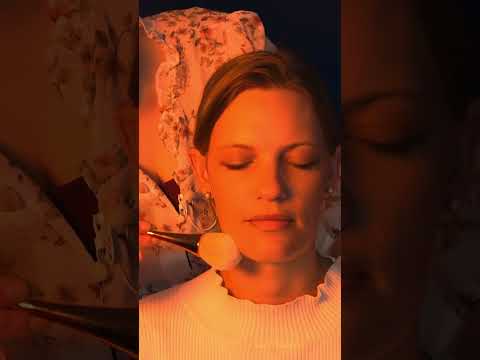 asmr spa treatment on a real person