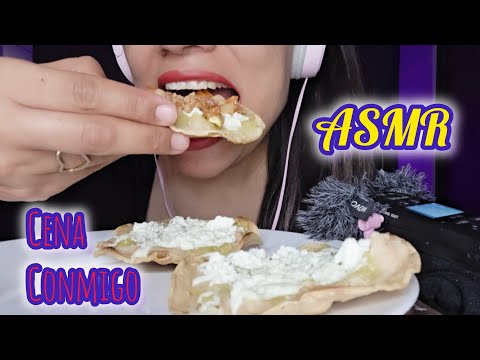 ASMR | RELAJATE MIENTRAS CENAMOS | MUKBANG #asmr #mukbang #eatingsounds #mouthsounds 