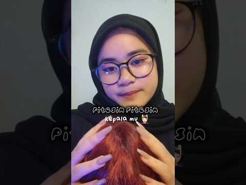 Treatment Si RAMBUT MERAH #asmrvideo
