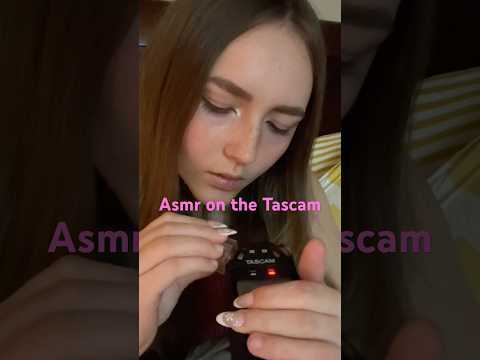 Asmr on the Tascam #asmr #asmrtapping