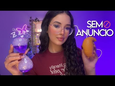 ASMR SEM ANÚNCIOS PARA TE FAZER DORMIR AGORA 🤤| sons de boca, tapping, ampulheta 
