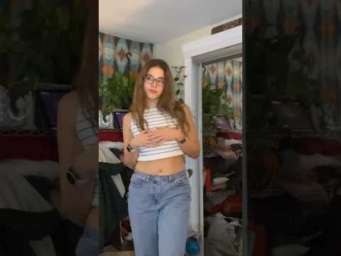 mini asmr try on thrift haul #thrifthaul #asmr #short