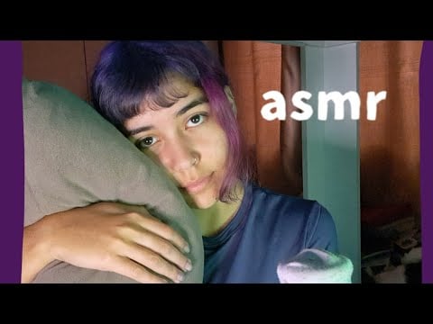 ASMR - te colocando para dormir!!