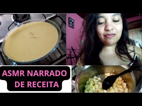 ASMR na cozinha - O tradicional creme de abacaxi - Fazendo e experimentando| E uma mensagem no final