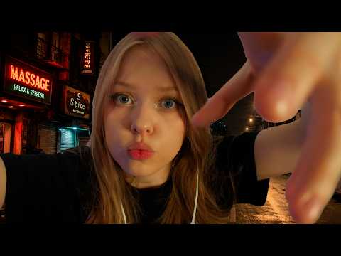 ASMR 1$ Street Massage 🔥 АСМР Массаж у дороги за 1$