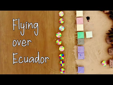 Flying over Ecuador: an aerial journey with ambient music for relaxation and stress relief in nature