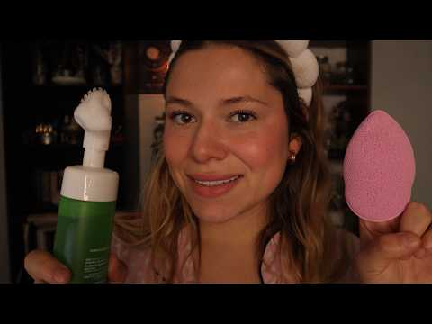 ASMR | Te desmaquillo para dormir 🌙